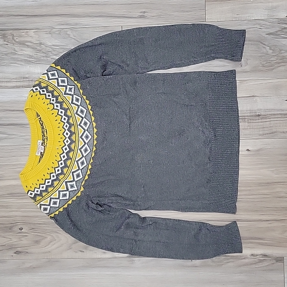 Merona Sweater Geometric Detail - Picture 1 of 4